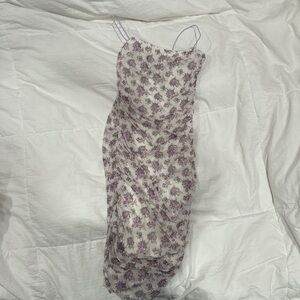 floral bodycon dress